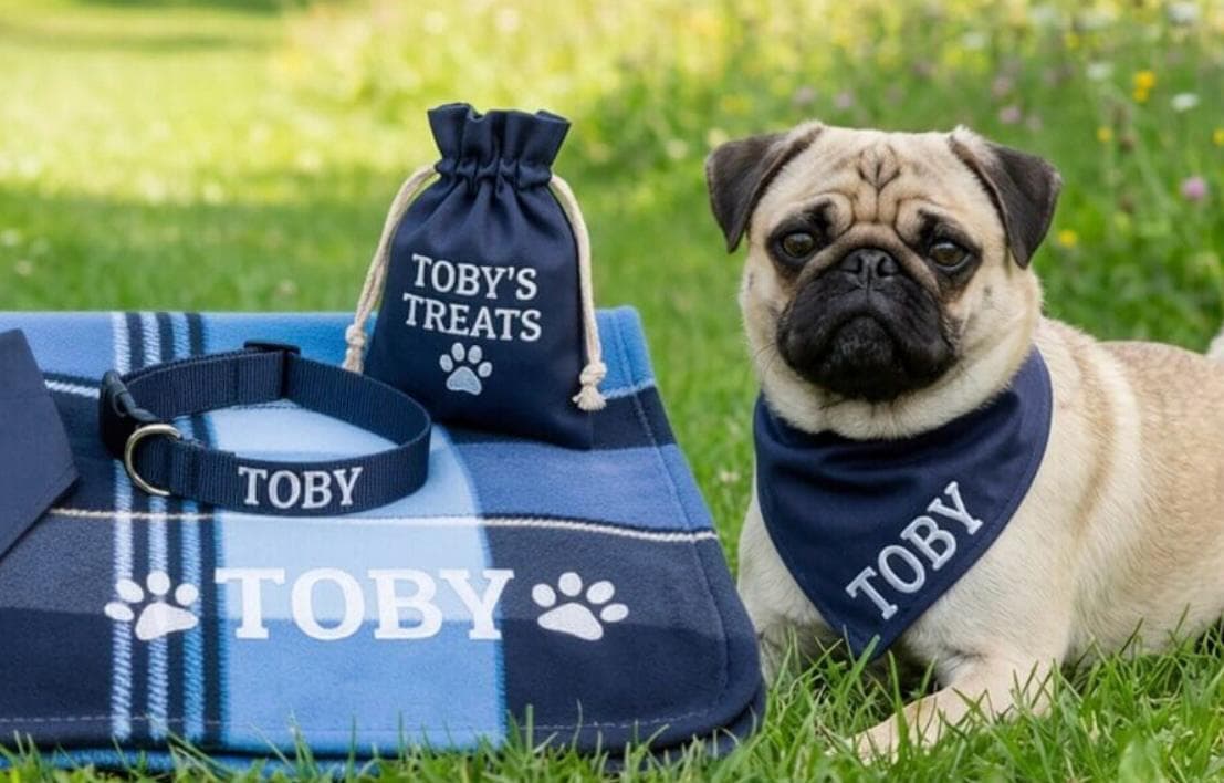 Personalized Dog Bandana