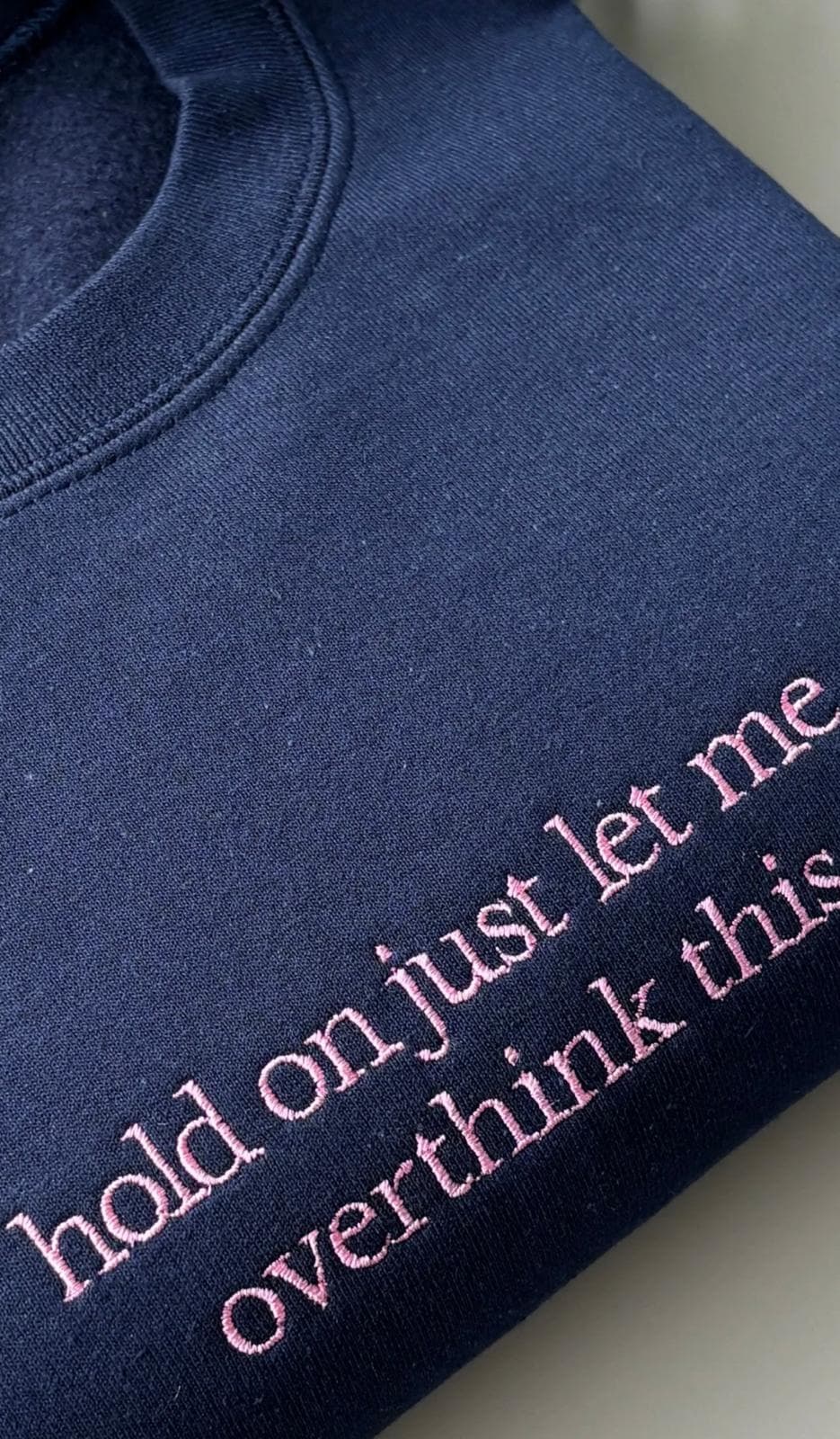 Fun Slogan Embroidery Sweatshirt thumbnail 2